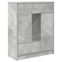 Aparador con cajones y puertas gris hormigón 73x31x90