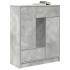 Aparador con cajones y puertas gris hormigón 73x31x90