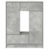 Aparador con cajones y puertas gris hormigón 73x31x90