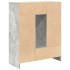 Aparador con cajones y puertas gris hormigón 73x31x90