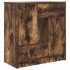 Aparador con cajones y puertas roble ahumado 70,5x34x74,5