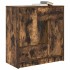 Aparador con cajones y puertas roble ahumado 70,5x34x74,5