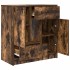 Aparador con cajones y puertas roble ahumado 70,5x34x74,5