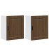 Armarios pared para cocina 2 uds Porto roble