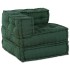 Puf modular tela verde