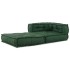 Puf modular tela verde