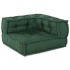 Puf modular tela verde