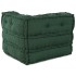 Puf modular tela verde