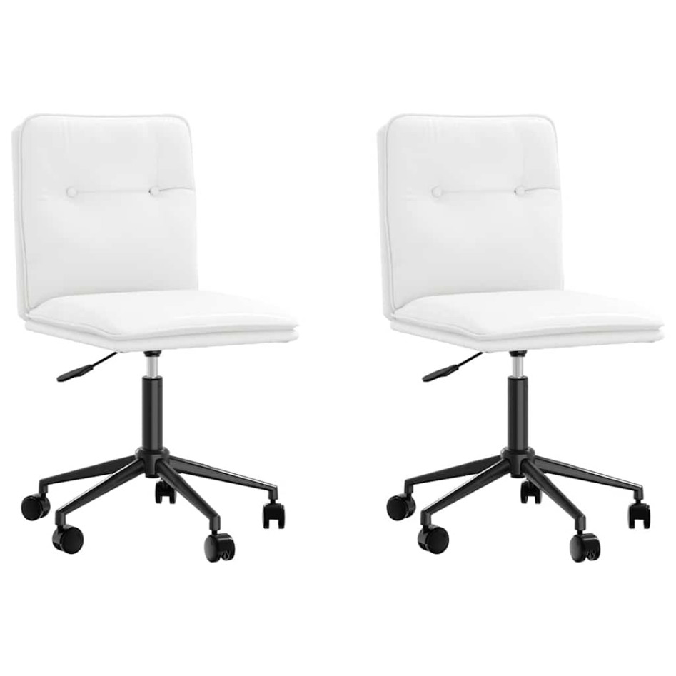 Sillas de comedor 2 unidades cuero sintético