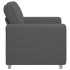 Sillón de tela de pana gris oscuro 59