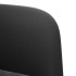Sofá Loveseat Terciopelo Negro 109
