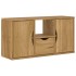 Muebles de TV 5 uds. con almacenaje ODDA madera maciza