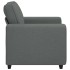 Sillón Sofá Tela Gris Oscuro 60