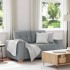 Sofá Loveseat gris claro 120 cm de