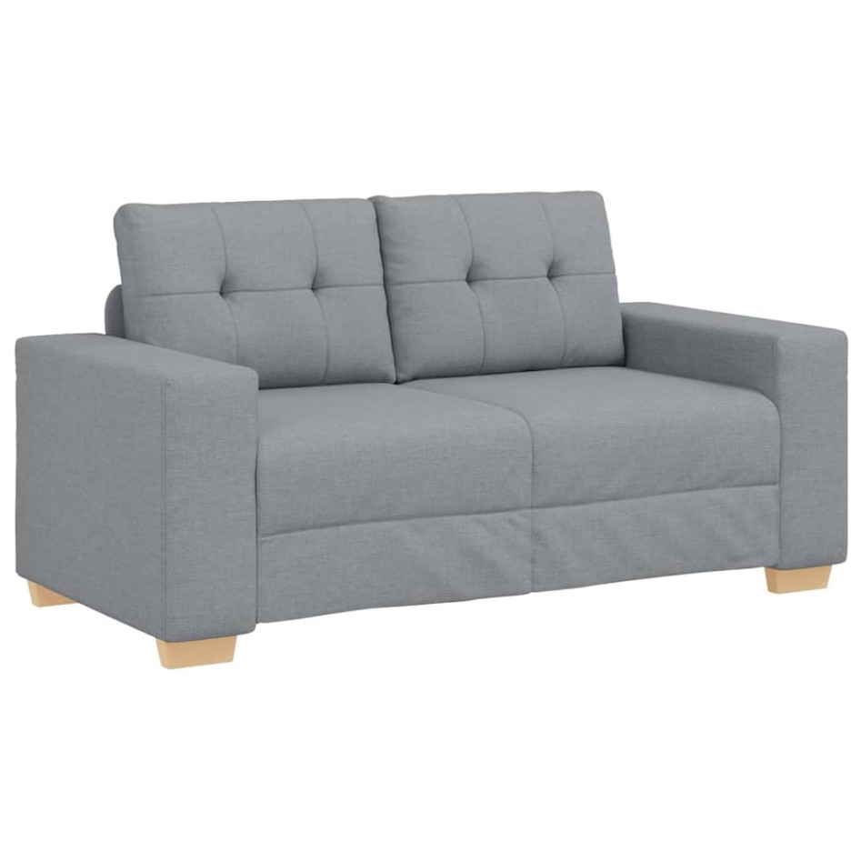 Sofá Loveseat gris claro 120 cm de