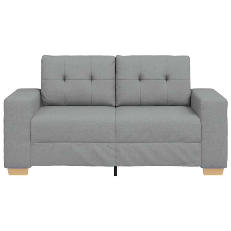 Sofá Loveseat gris claro 120 cm de