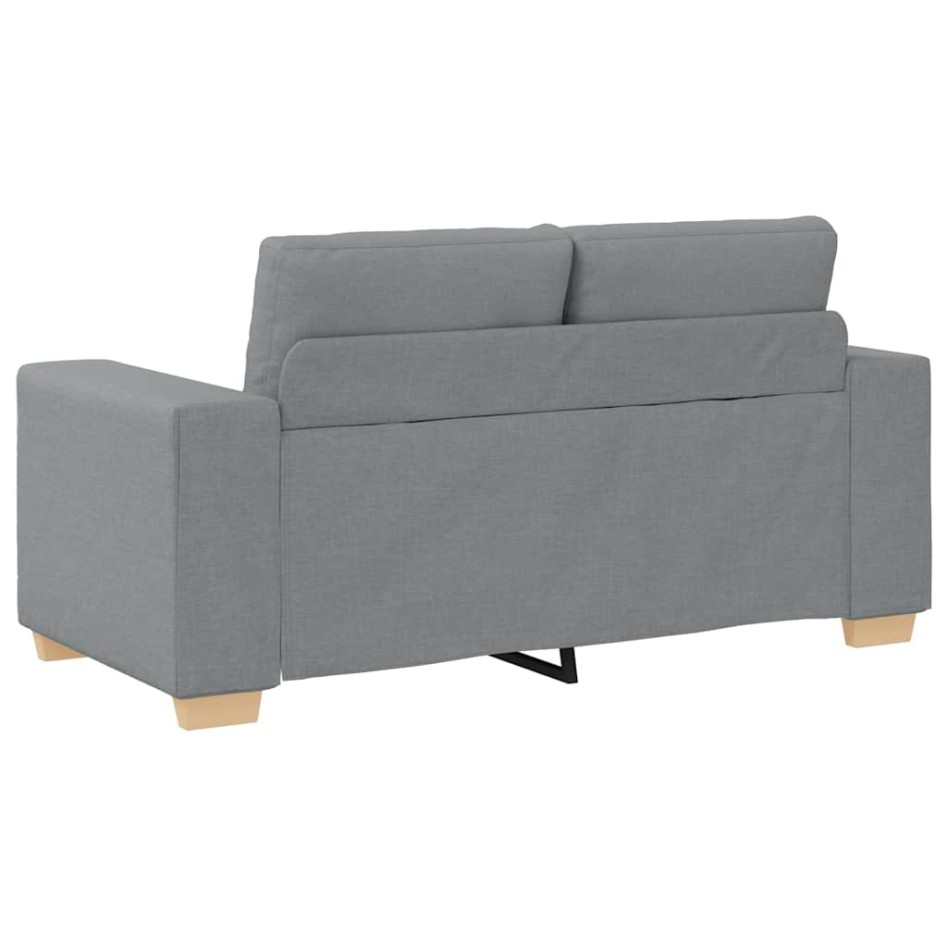 Sofá Loveseat gris claro 120 cm de