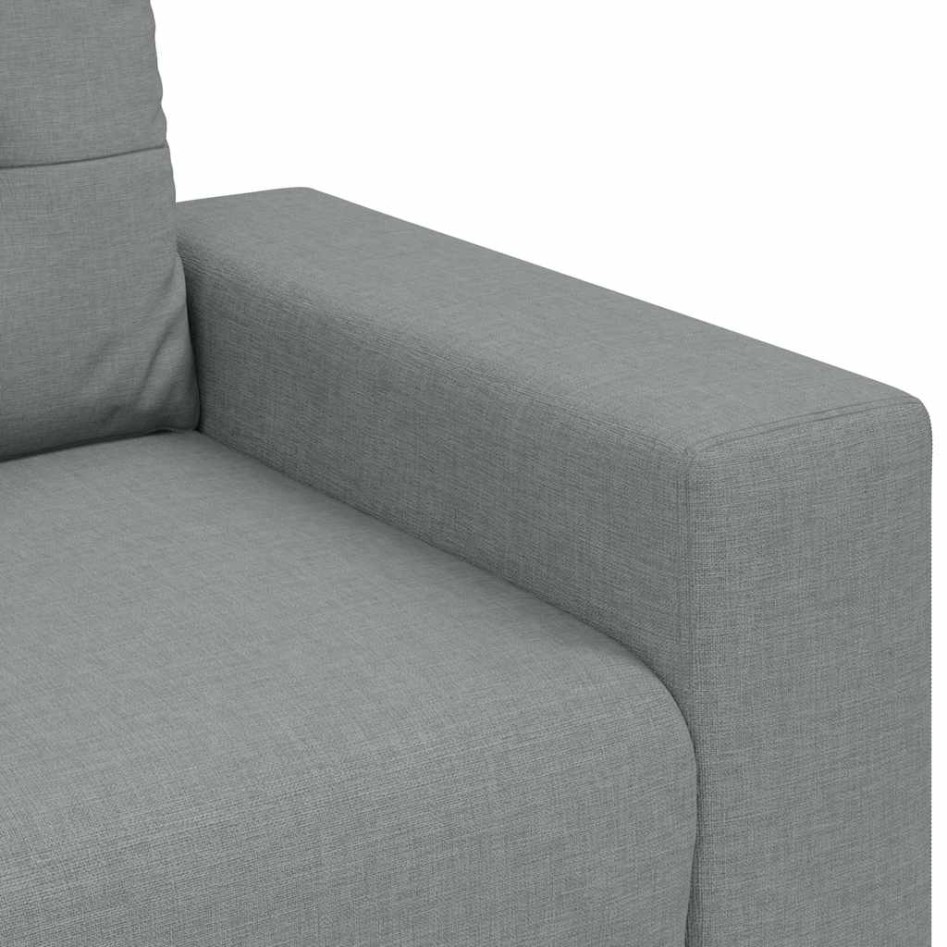 Sofá Loveseat gris claro 120 cm de