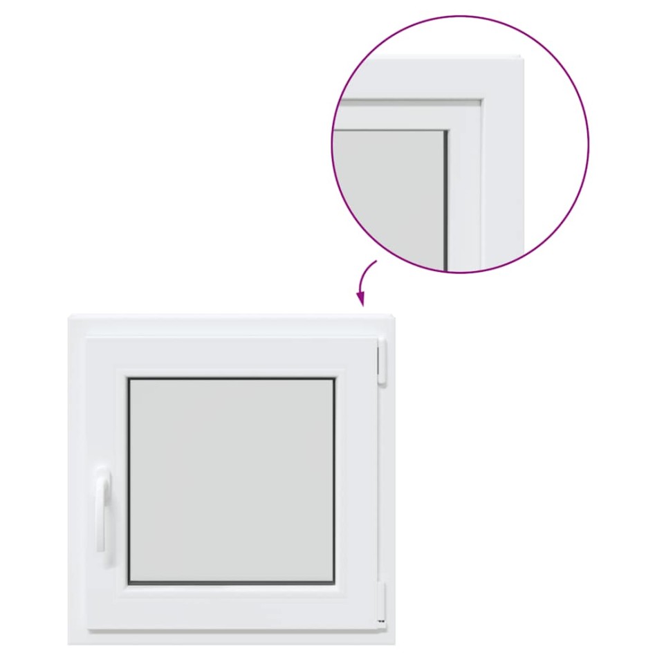 Ventana de sótano RISOR 60x60 cm oscilobatiente DIN