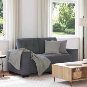 Sofá Loveseat gris oscuro 120 cm