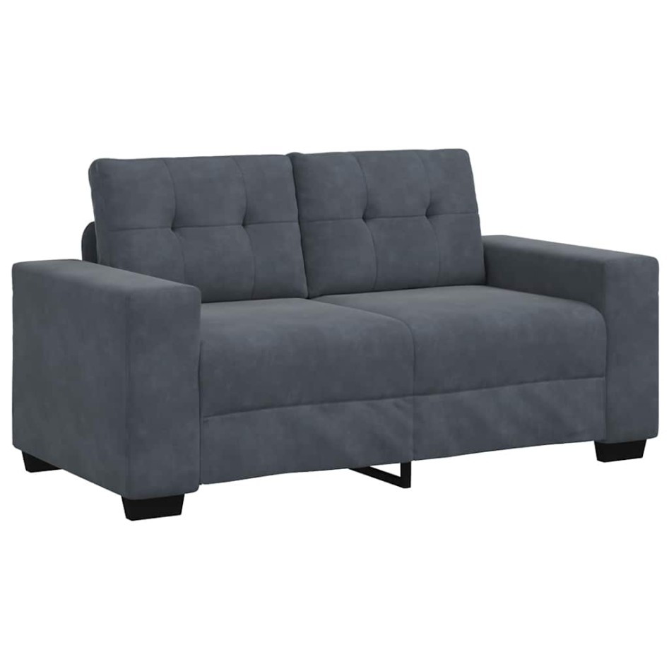 Sofá Loveseat gris oscuro 120 cm