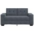 Sofá Loveseat gris oscuro 120 cm