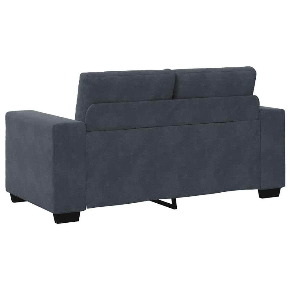 Sofá Loveseat gris oscuro 120 cm