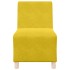 Sillón de terciopelo amarillo 55