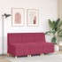 Sillón de terciopelo rojo tinto 55