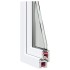 Ventana de sótano RISOR 100x60cm oscilobatiente DIN