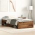 Estructura de cama sin colchón de madera antigua 75x190