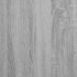 Set de muebles de baño 2 pzas madera contrachapada gris
