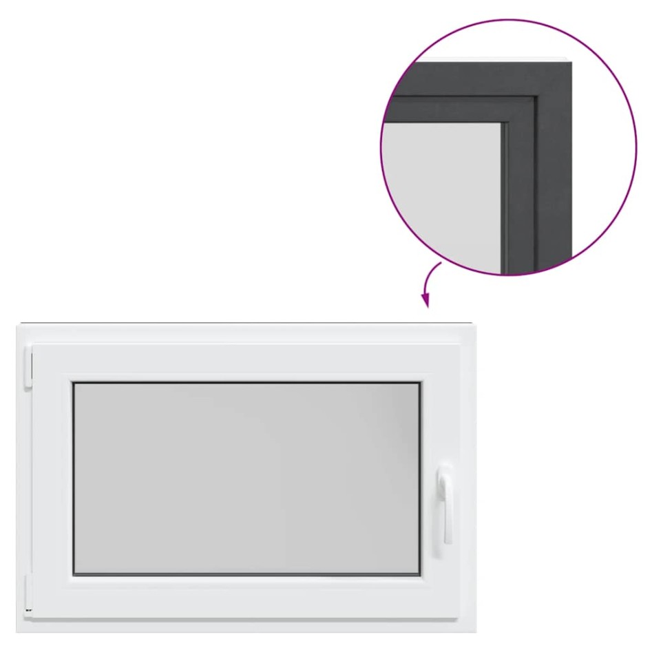 Ventana de sótano RISOR 90x60 cm oscilobatiente DIN