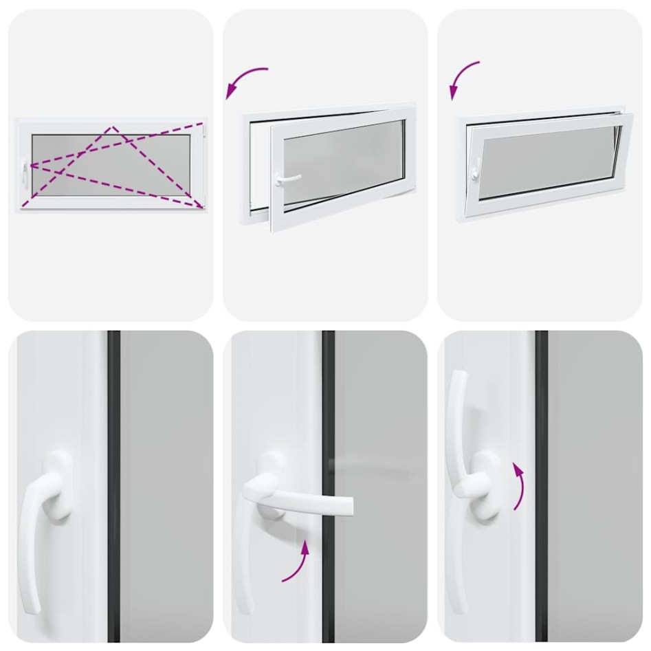 Ventana de sótano RISOR 120x60 cm oscilobatiente DIN