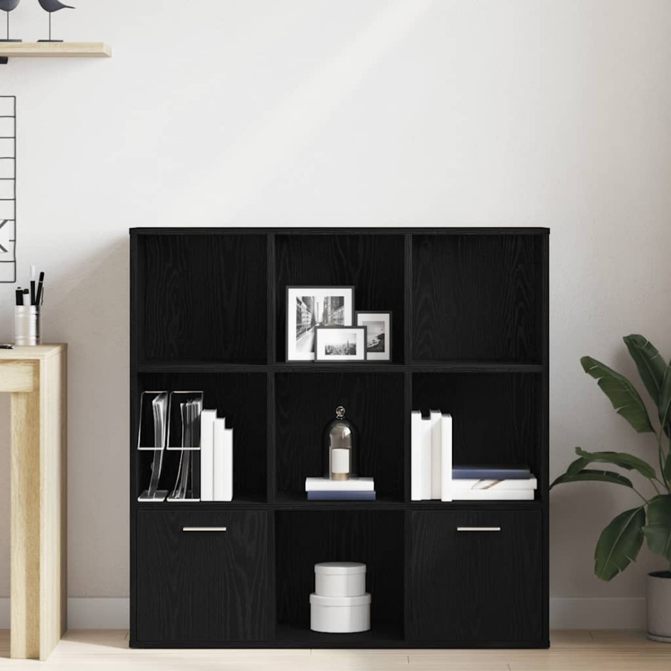 Librería de roble negro 98x29x97,5 cm Madera de