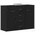 Aparador de madera de roble negro 88x30x64