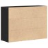 Aparador de madera de roble negro 88x30x64