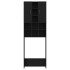 Mueble para lavadora roble negro 64x25,5x190