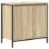 Set de muebles de baño 2 pzas madera contrachapada roble