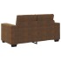 Conjunto de 2 Marrón Tela, Madera Grande Elegante