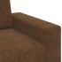 Conjunto de 2 Marrón Tela, Madera Grande Elegante