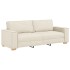 Sofá silla  Lino 59 cm Beige Tela y Madera Sofá de 3 plazas