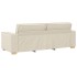 Sofá silla  Lino 59 cm Beige Tela y Madera Sofá de 3 plazas