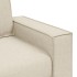 Sofá silla  Lino 59 cm Beige Tela y Madera Sofá de 3 plazas
