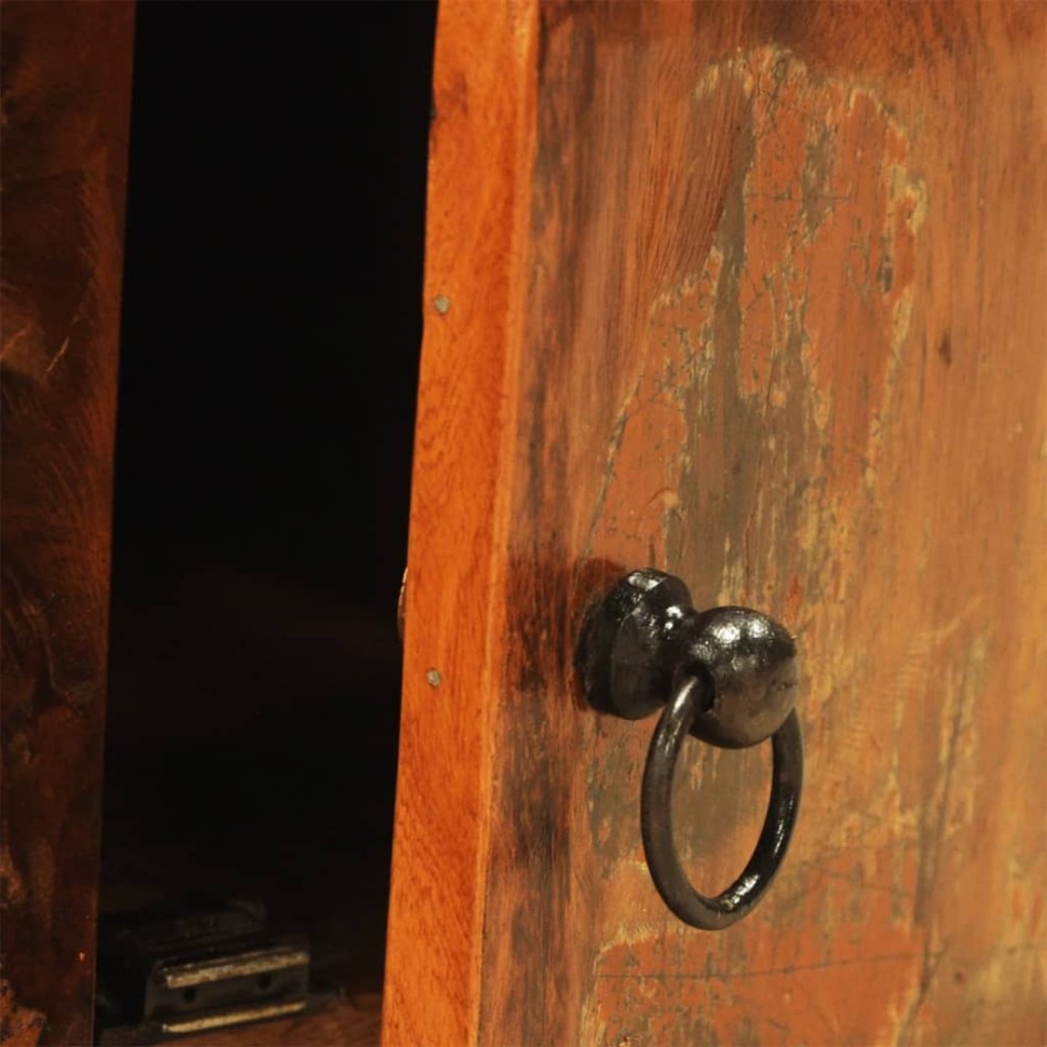 Mueble de TV con 2 puertas de madera reciclada estilo