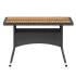 Set comedor jardín 5 pzas ratán sintético y madera acacia