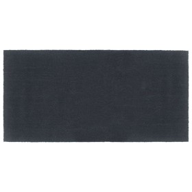 Felpudo de fibra de coco gris oscuro 100x200