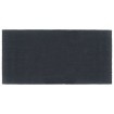Felpudo de fibra de coco gris oscuro 100x200 cm