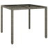 Set comedor de jardín 5 piezas con cojines ratán sintético