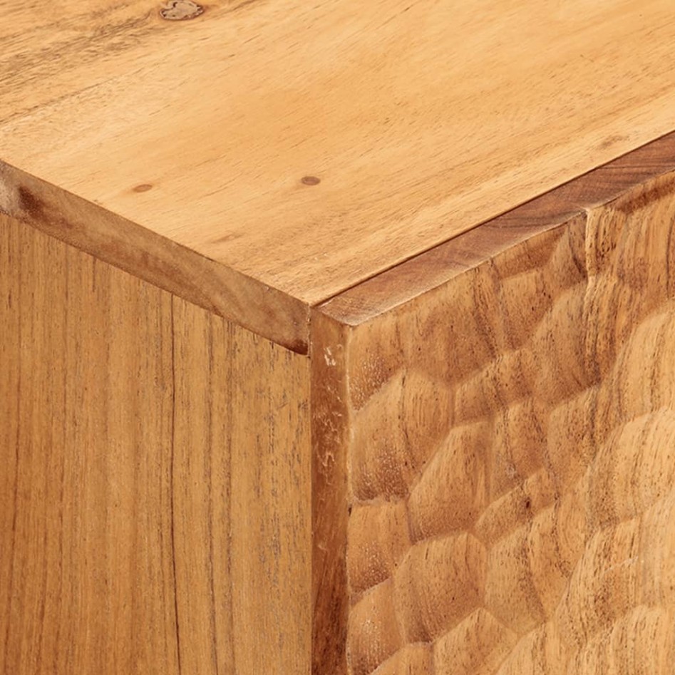 Mueble de TV madera maciza de acacia 105x33x46